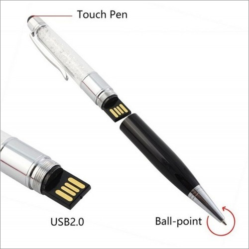 Pen USB - Durable Polymer Housing, Compact Size | High-Speed Data Transfer, Integrated Writing Functionality