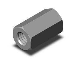 Coupling Nut - High-Grade Steel Metal, Precision Engineered for Optimal Performance and Durability