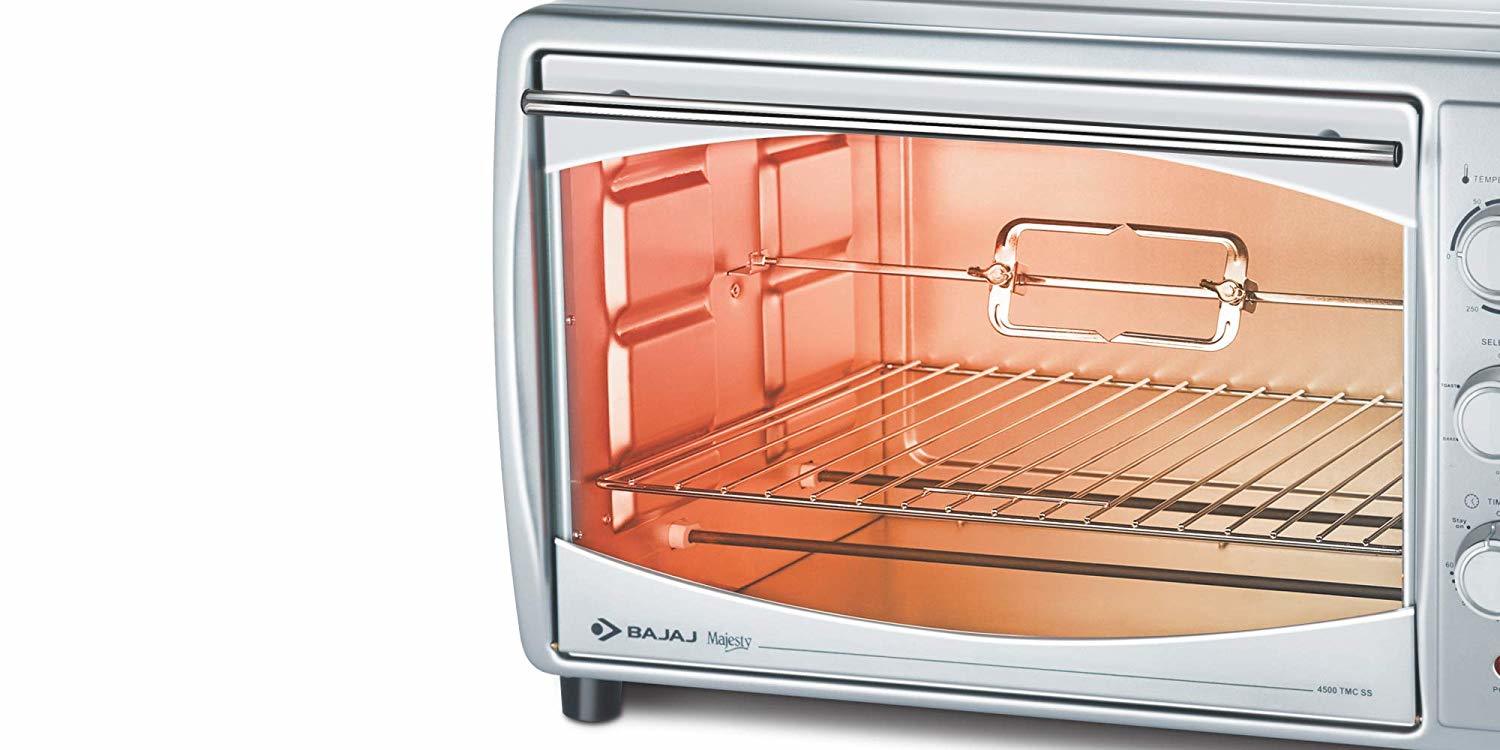 Bajaj Majesty 4500 Tmcss 45-litre Oven Toaster Grill (Silver)