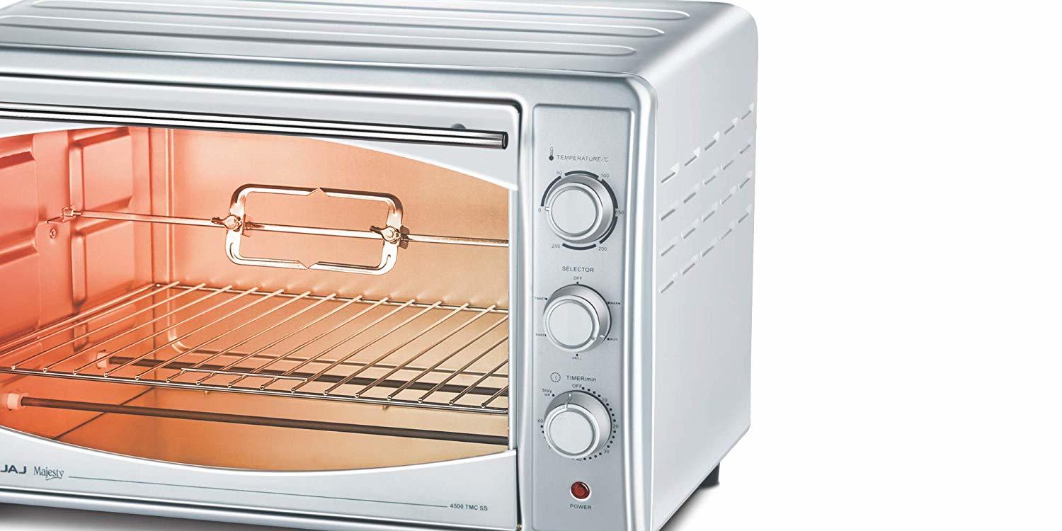 Bajaj Majesty 4500 Tmcss 45-litre Oven Toaster Grill (Silver)