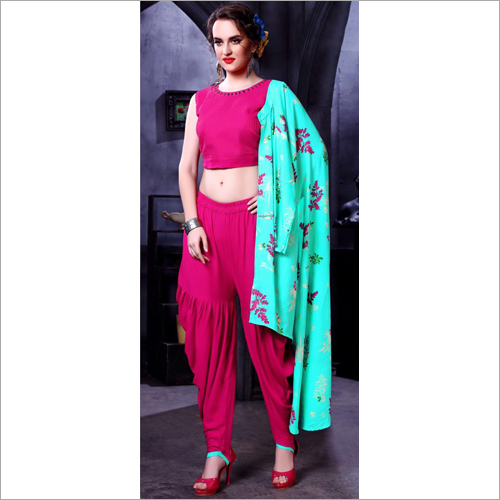 Cool Dry Designer Dhoti Top With Shrug Set