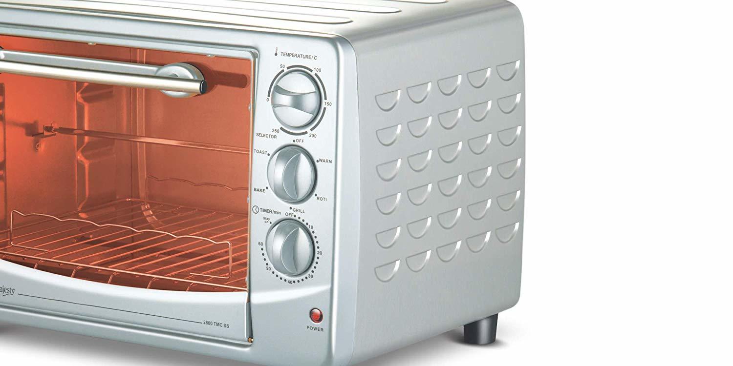 Bajaj Majesty 2800 Tmcss 28-litre Oven Toaster Grill (Silver)
