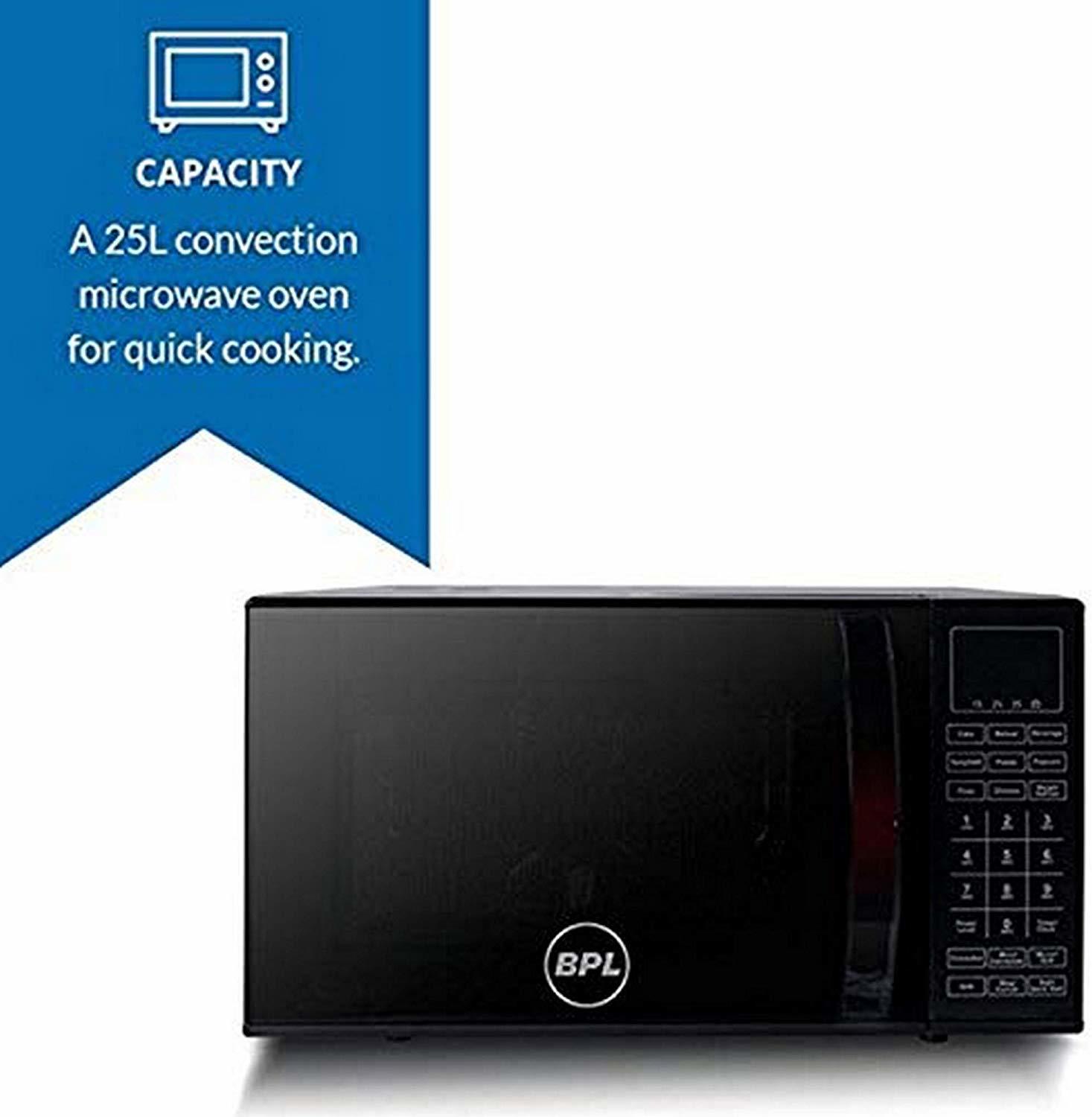 Bpl 25 L Convection Microwave Oven (Bplmw25cig, Black)