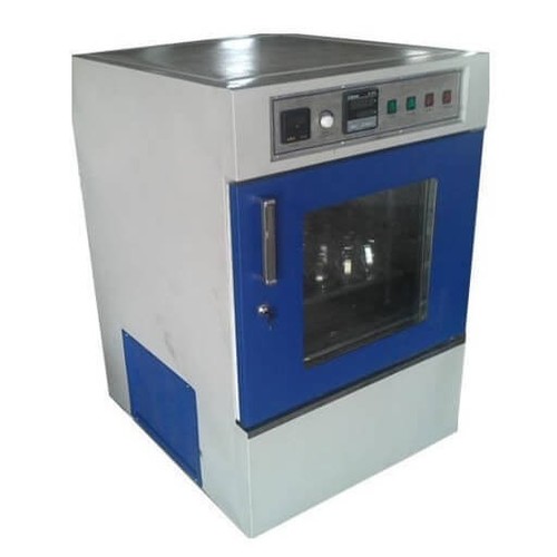 Orbital Shaking Incubator - Double Walled MS & SS, 750x600x660 mm Size, Gray & Blue | 5-60°C Range, Microprocessor Controlled, LCD Display, 250 RPM Shaking Speed, 1 Year Warranty