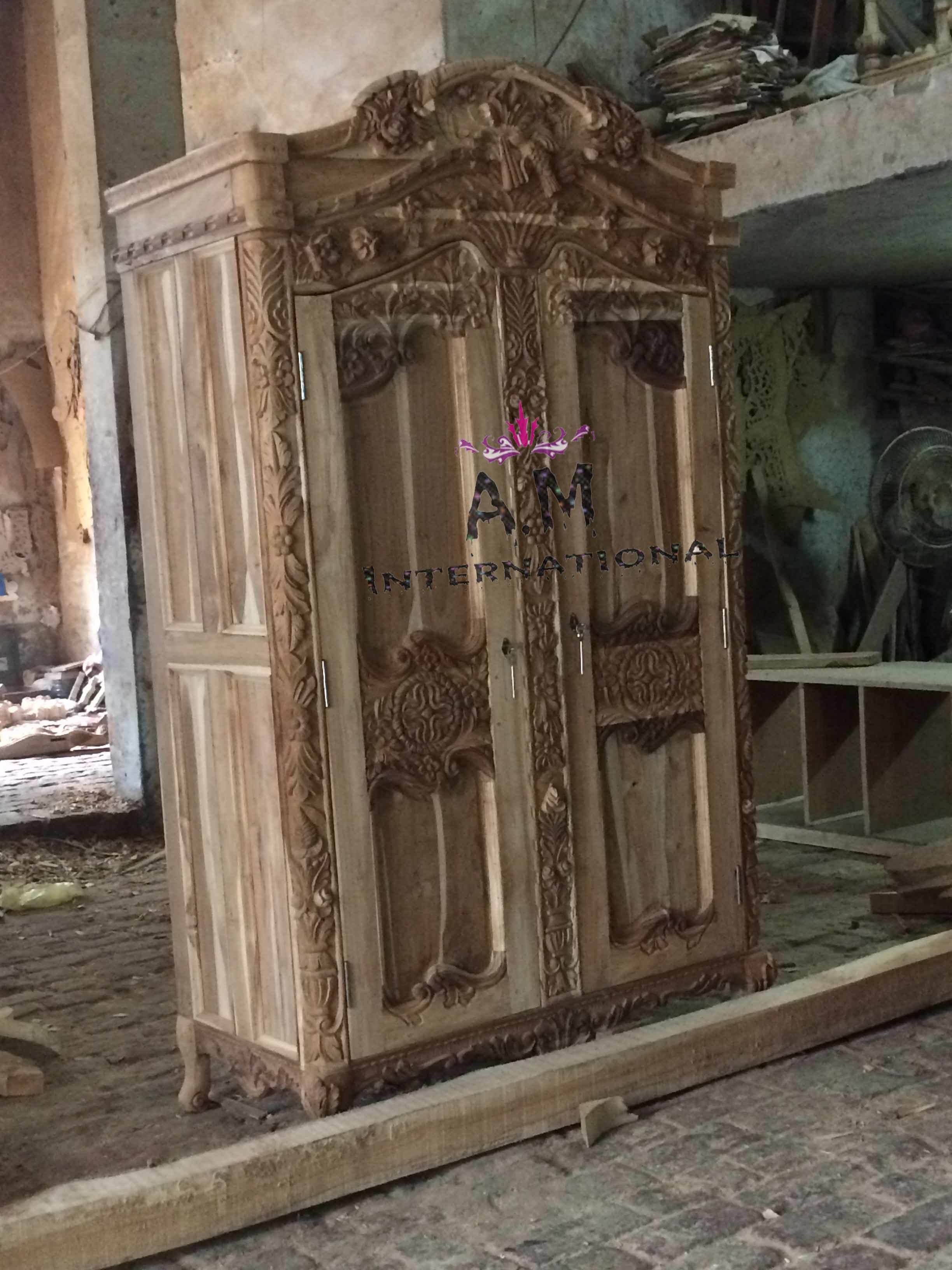 Handmade Wooden Wardrobe