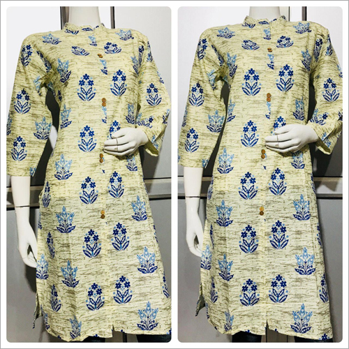 Washable Ladies Designer Print Kurti