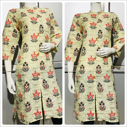 Washable Ladies Designer Print Kurti