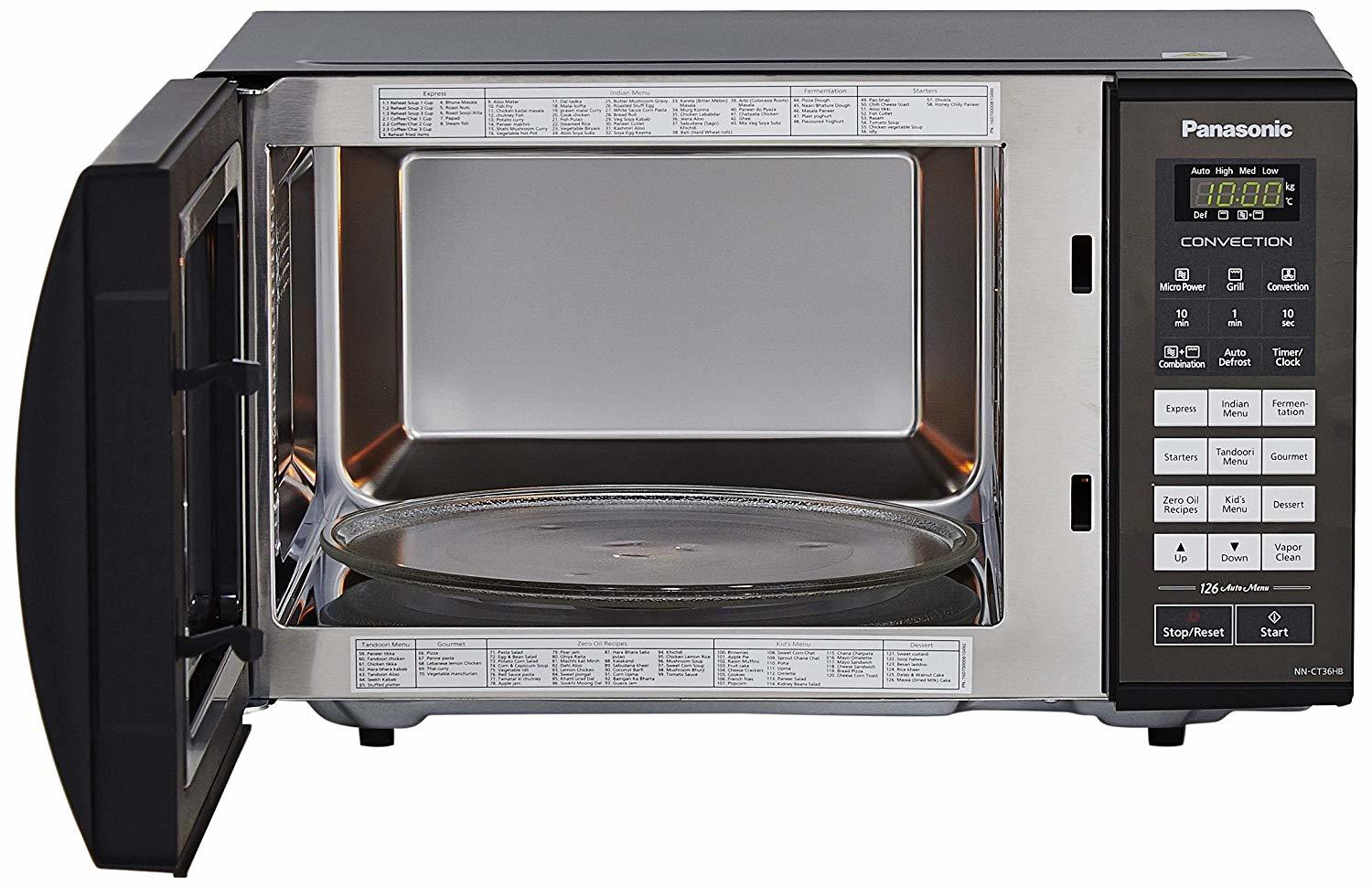 Panasonic 23 L Convection Microwave Oven (Nn-ct36hbfdg, Black)
