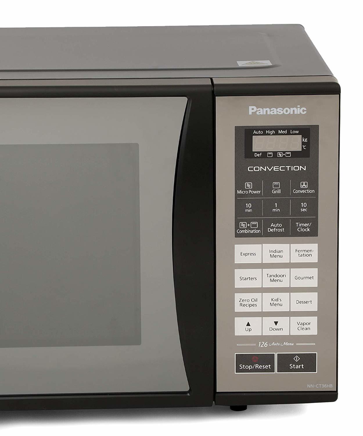 Panasonic 23 L Convection Microwave Oven (Nn-ct36hbfdg, Black)