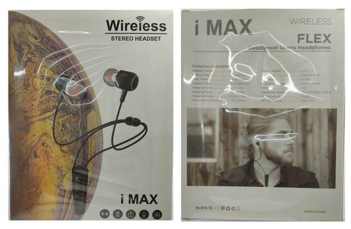 आई मैक्स वायरलेस स्टीरियो ब्लूटूथ हेडसेट ब्लूटूथ वर्जन: 4.1
