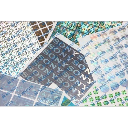 Dot Matrix Holograms - Aluminum Sheet, Customized Size & Shape | Anti-Counterfeit, Holographic, Scratch-Off, Self-Adhesive Solutions