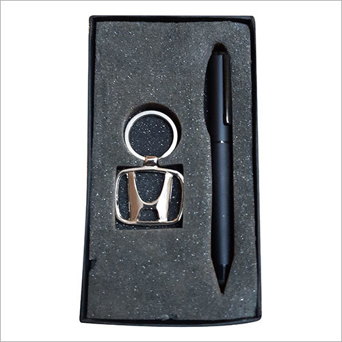 Key Ring With Pen Gift Set - Elegant Design, Easy To Carry | Ideal Gift For New Year, Festivals, Anniversaries, Retirement