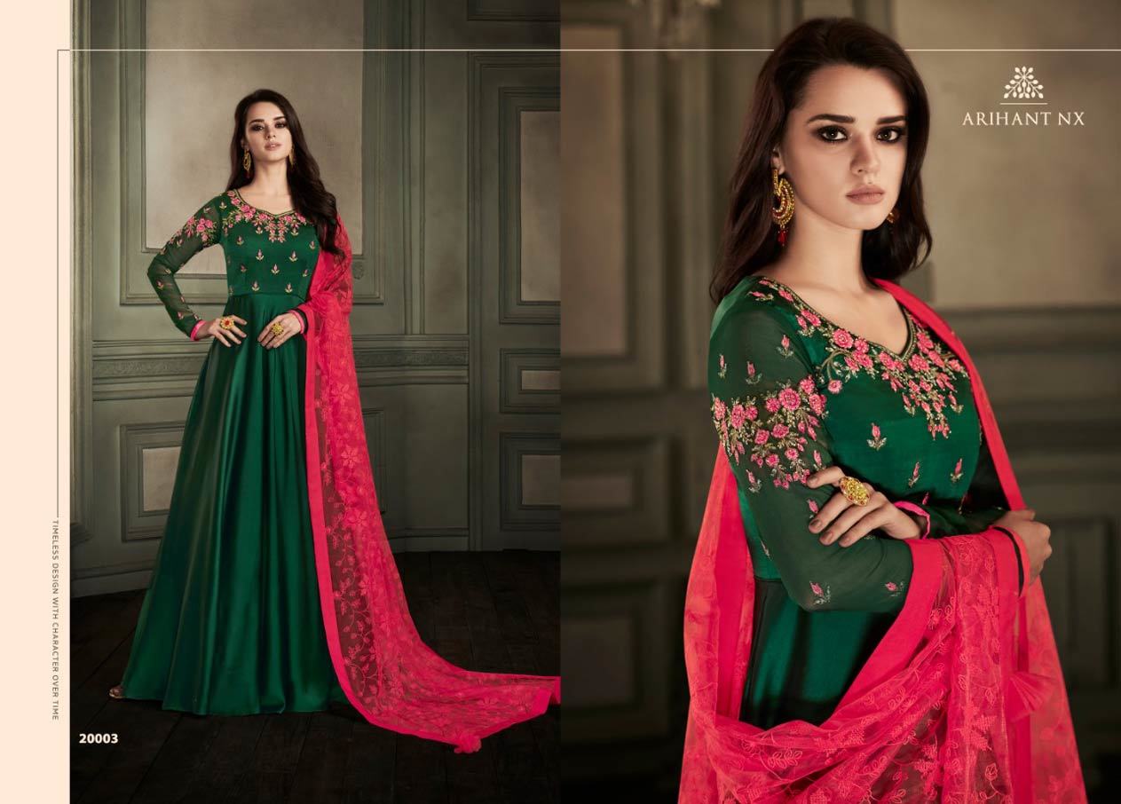 Quick Dry Real Georgette Satin Gown