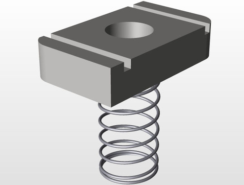 Spring Nut - High-Grade Steel, Precision Engineered Design , Corrosion Resistant and Long-Lasting Performance