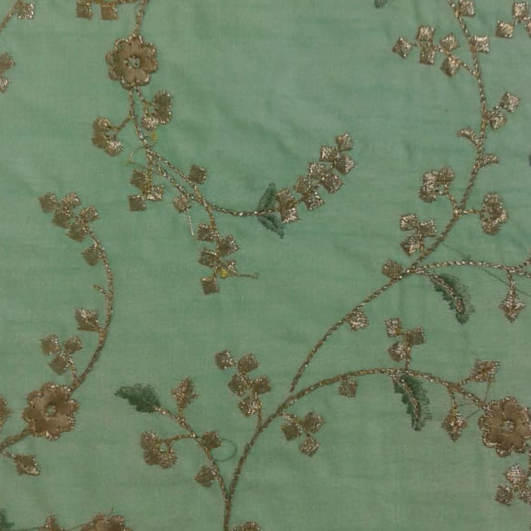 Embroidery Fabric - Cotton, 44 Inches Wide, Gray Color, 150 Gsm | Durable, Lightweight, Skin Friendly, Floral Embroidery, Soft Texture, Elegant Look, Alluring Designs