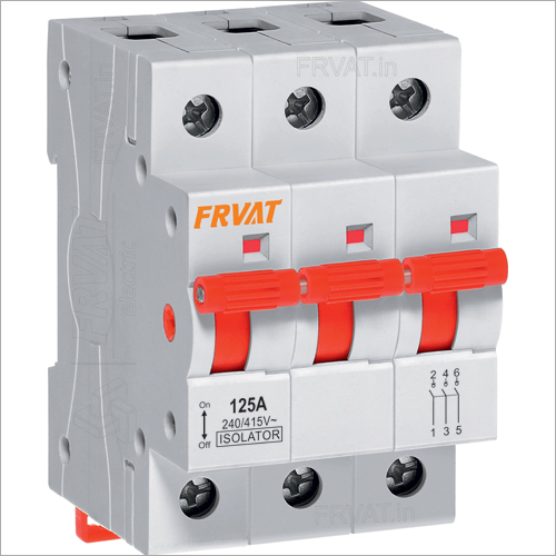 Triple Pole Isolator 125 - 4 Pole System, Easy Installation with Automatic Tripping Feature