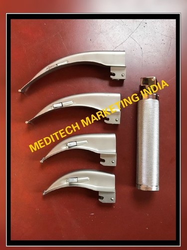 Laryngoscope Sets - Surgical Stainless Steel, Sizes 0-5 | Waterproof Polypropylene Bag, Lightweight, Reusable, Sterilizable, Autoclavable