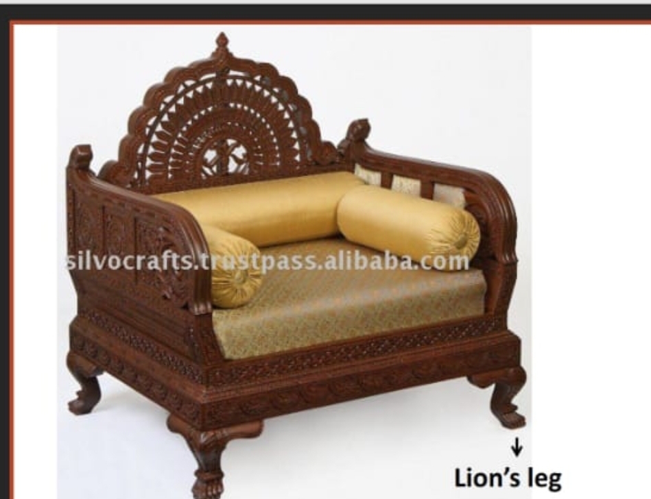 Handmade South Indian Design Sofa Set