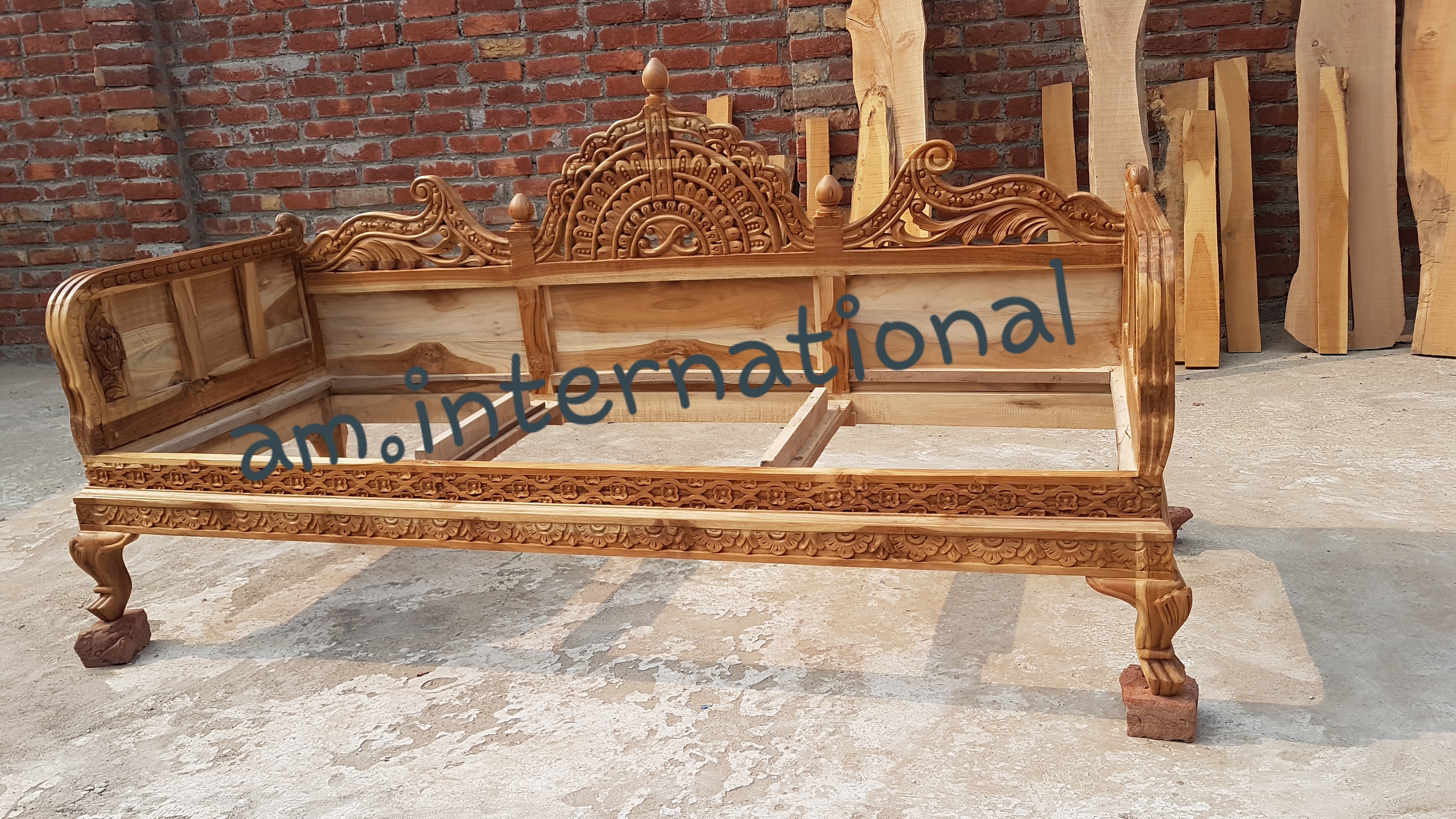 Handmade South Indian Design Sofa Set
