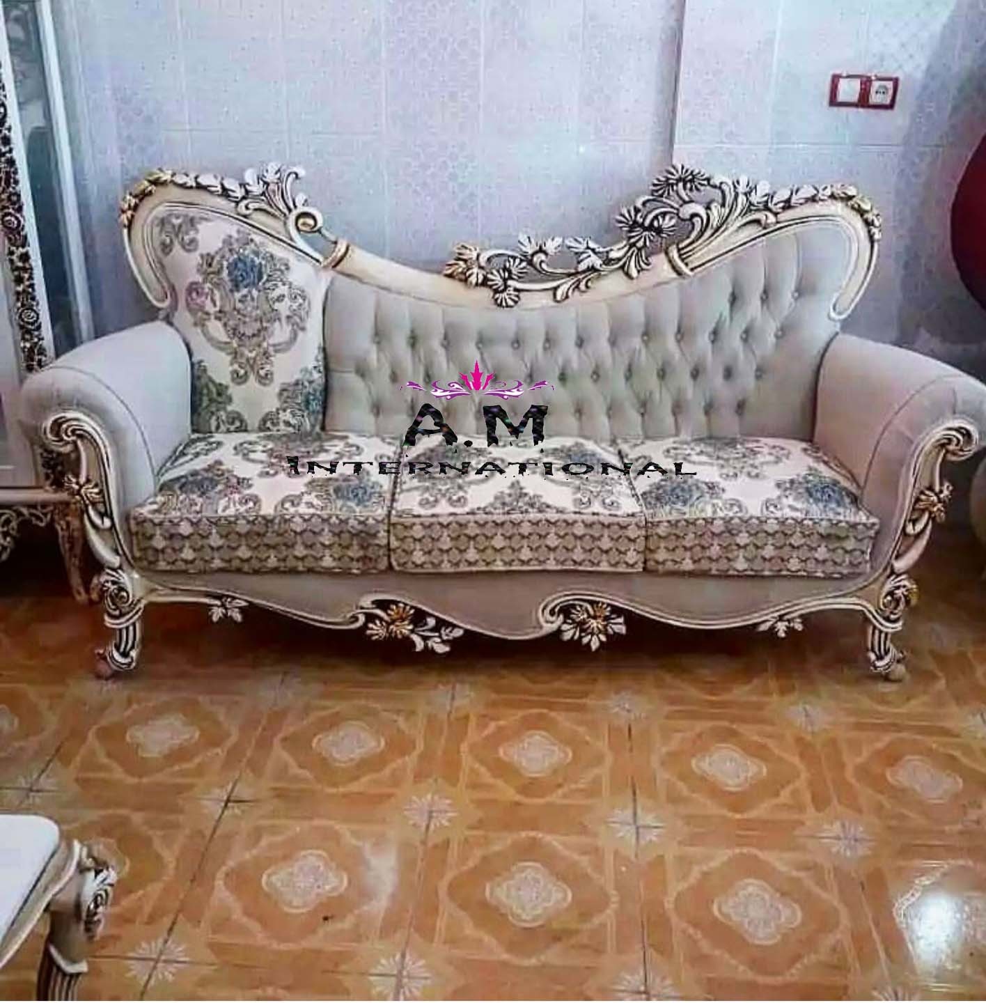 Handmade Designer Wooden Sofa Set