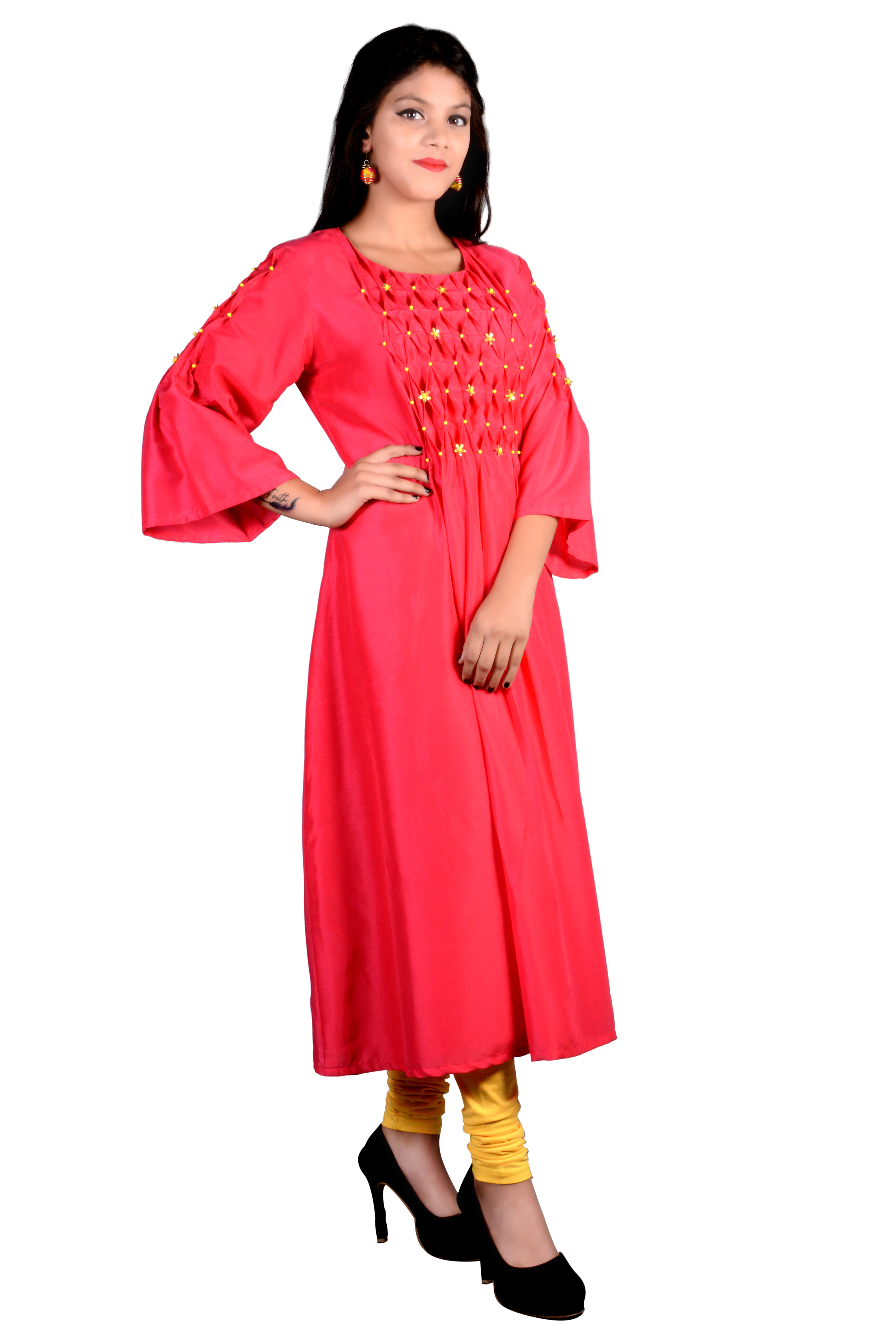 Fuchia Designer Kurti