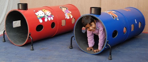 Imi 1518 क्रॉलिंग टनल 3 मीटर लंबी 3 भागों में आयु वर्ग: बच्चे