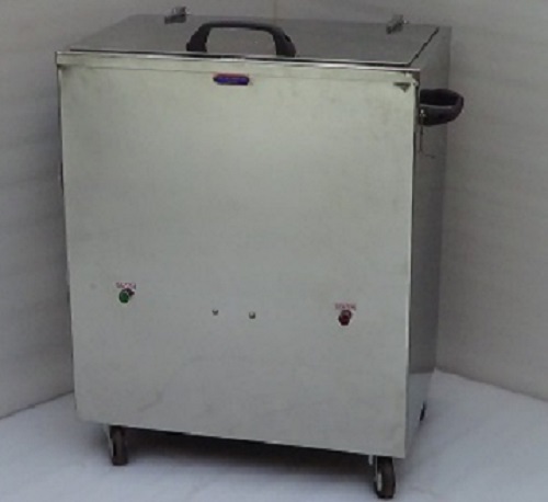 IMI-2522 Moist Heat Therapy Unit - Stainless Steel, 45cm x 35cm x 75cm | 8 Heat Packs, Thermostat Control 30-110°C, Double-Walled Insulation