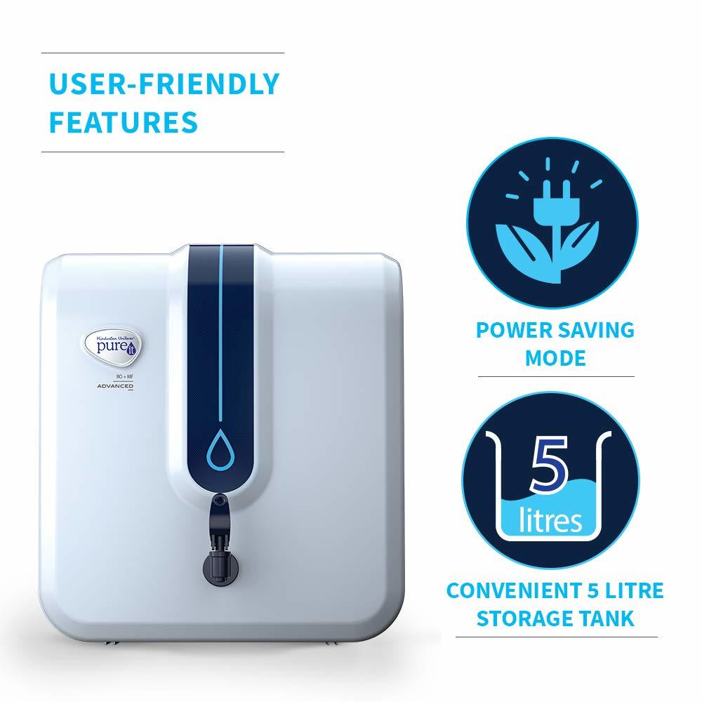 Hul Pureit Advanced Ro+mf 6 Stage 5l Water Purifier