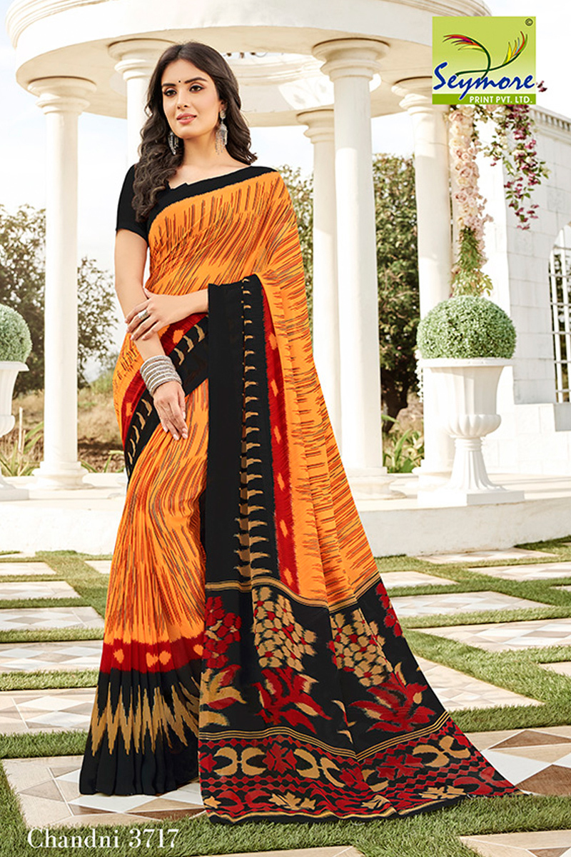 Blue Light Weight Daily Wear Saree