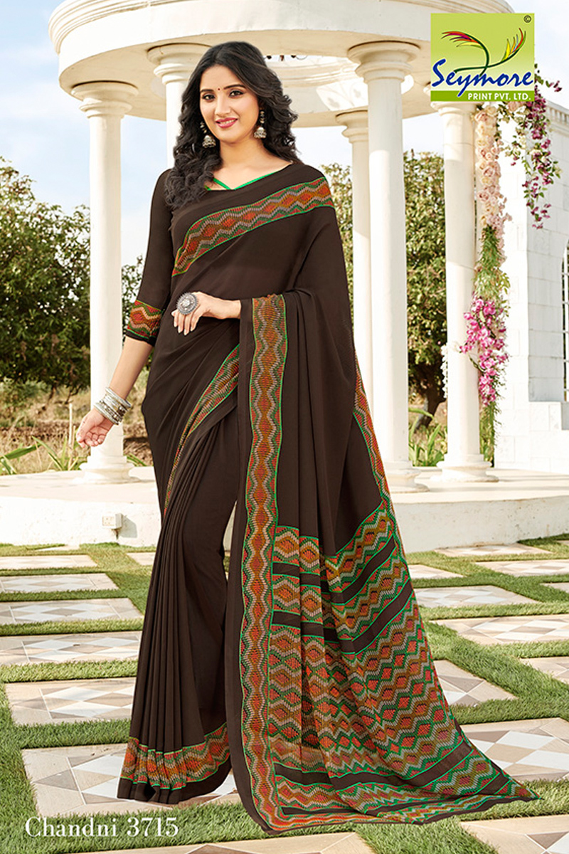 Blue Light Weight Daily Wear Saree