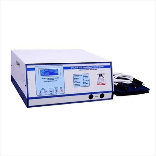 Solid State Shortwave Diathermy - 20 kg Electric Device, 27.12 MHz Frequency | Optimal Tissue Coagulation & Surgical Precision for ENT, Neurosurgery, Gynaecology & General Surgery