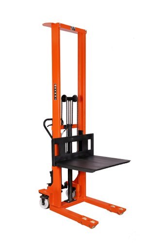 Orange Hydraulic Stacker