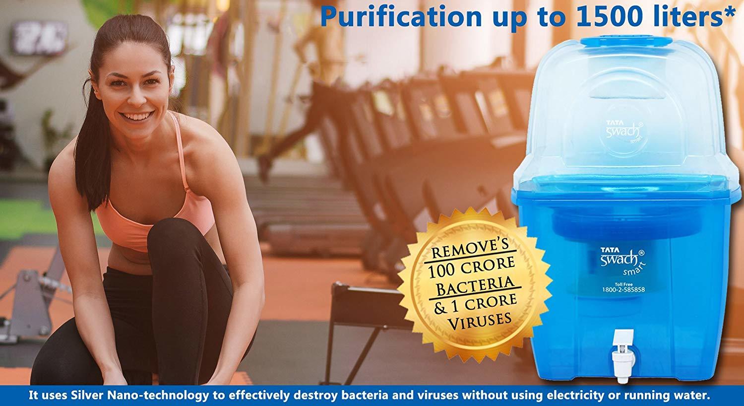 Tata Swach Non Electric Smart 15-litre Gravity Based Water Purifier
