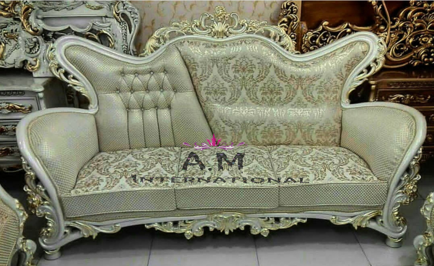 Handmade Antique Sofa Set