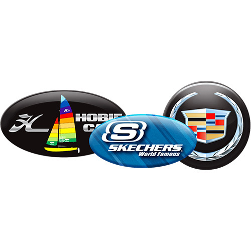 कोई भी कस्टमाइज्ड शेप 3 डी प्रिंटेड डोम स्टिकर