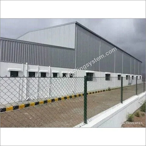 Factory Shed - Steel Structure, Variable Dimensions | Customizable, Rust & Impact Resistant, Aesthetic Appeal, Safe Working Environment