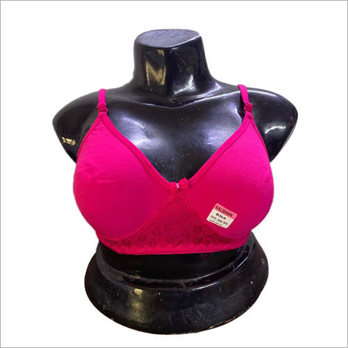 Ladies Foam Bra - Cotton Fabric, Available In Various Sizes & Colors | Padded Design, Perfect Rounded Look, Comfortable Fit