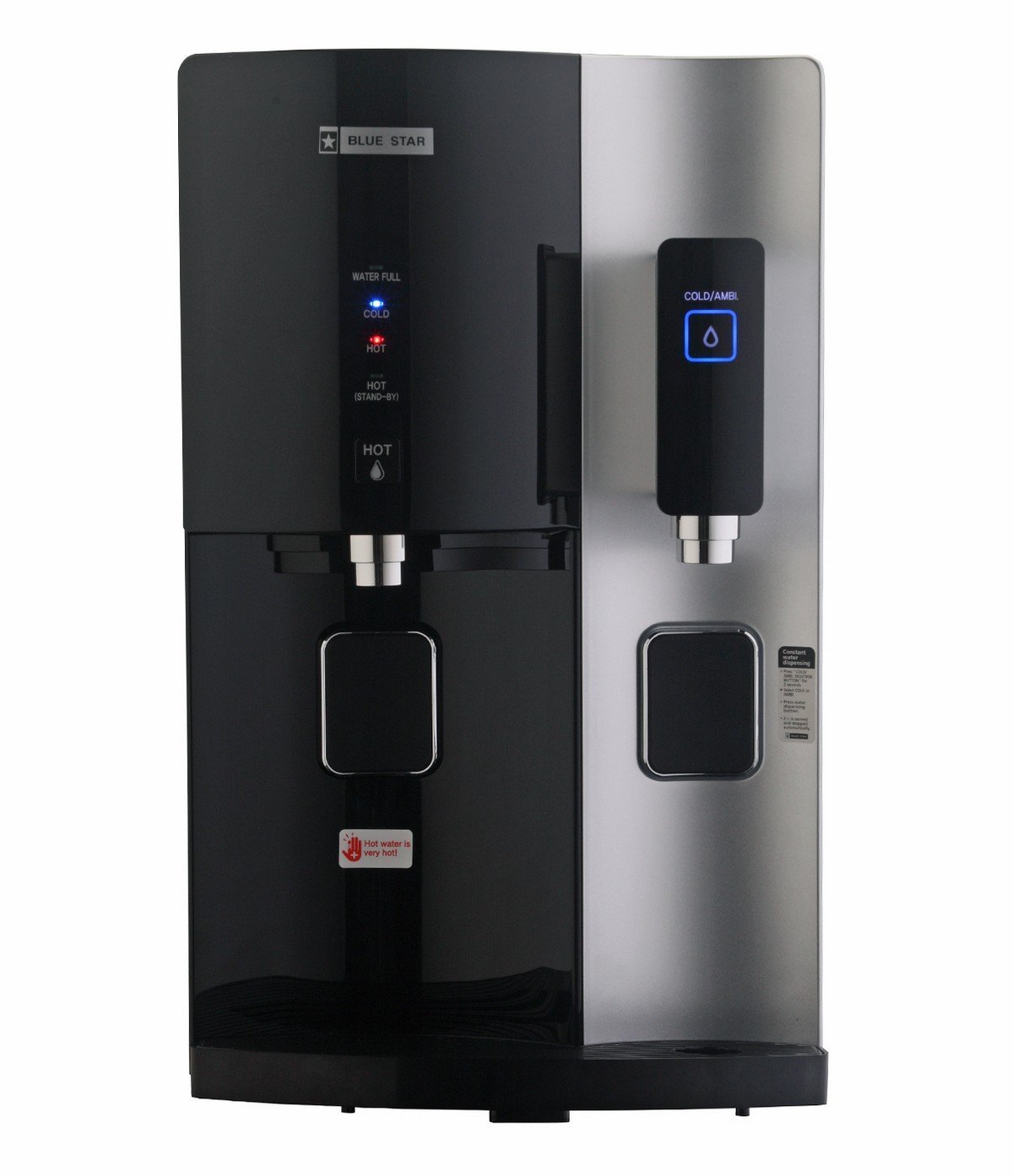Blue Star Stella St4bshc01 8.2-litre Ro + Uv Water Purifier (Black/silver)