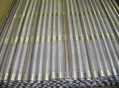 Perforated Panels - Brass Material, 0.032 in Thickness | Silver Finish, Round Shape, 0.125 in Diamond Hole Pattern