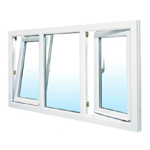 UPVC Tilt and Turn Window - Other Material, As Per Requirement Size | Durable for Commercial and Residential Applications