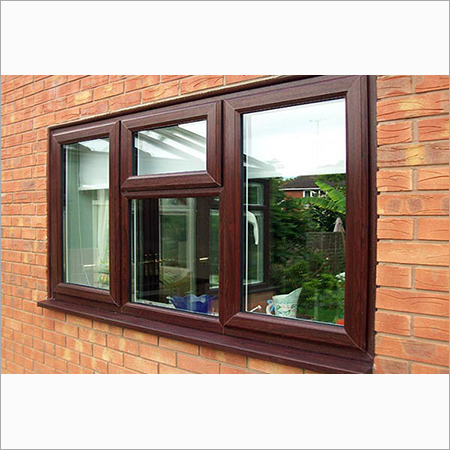 UPVC Casement Window - UPVC Material, Projection Handle, White Color | Multi-Locking System for Effective Noise, Dust, Heat & Pollution Control