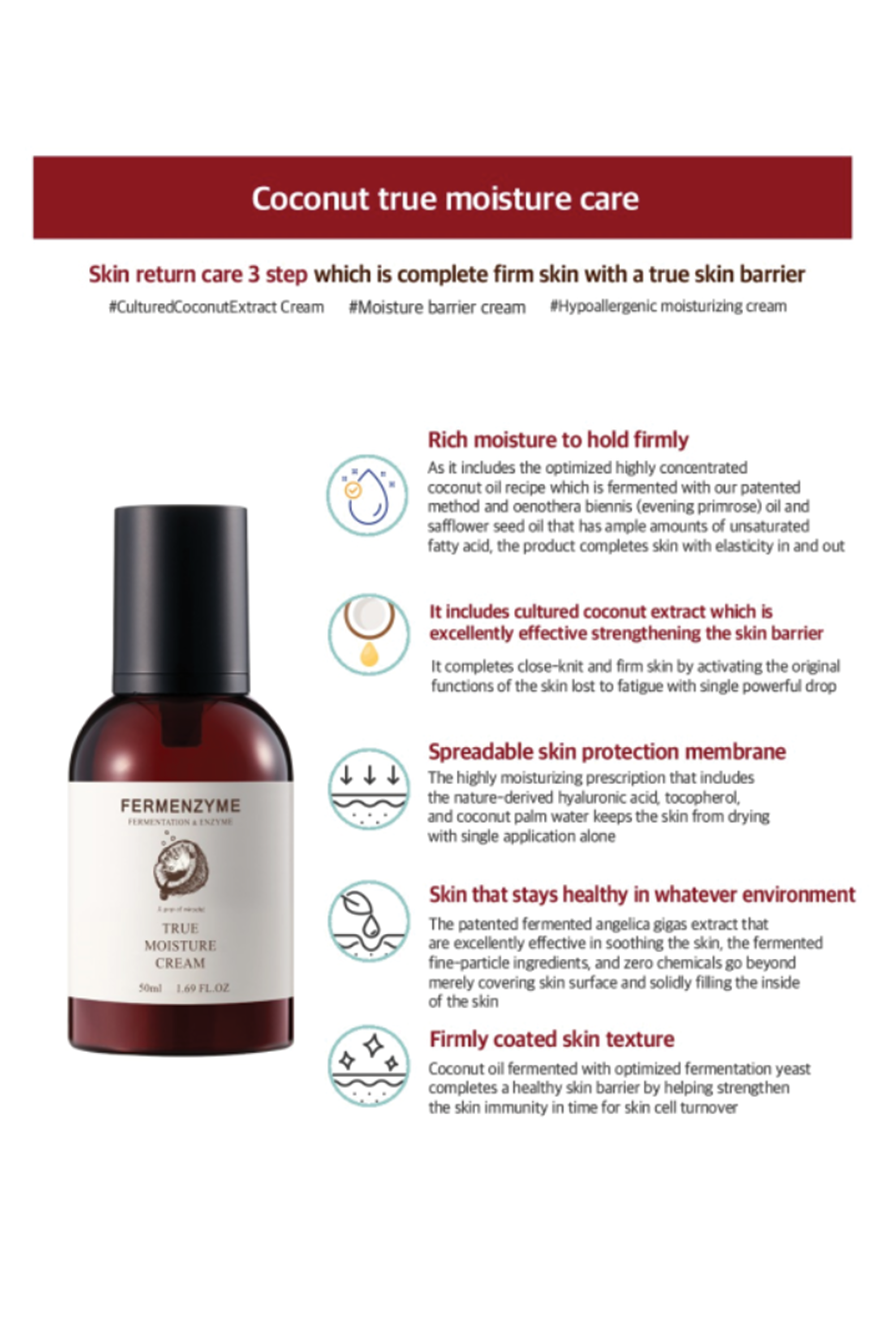 Fermenzyme True Moisture Cream Age Group: 18+
