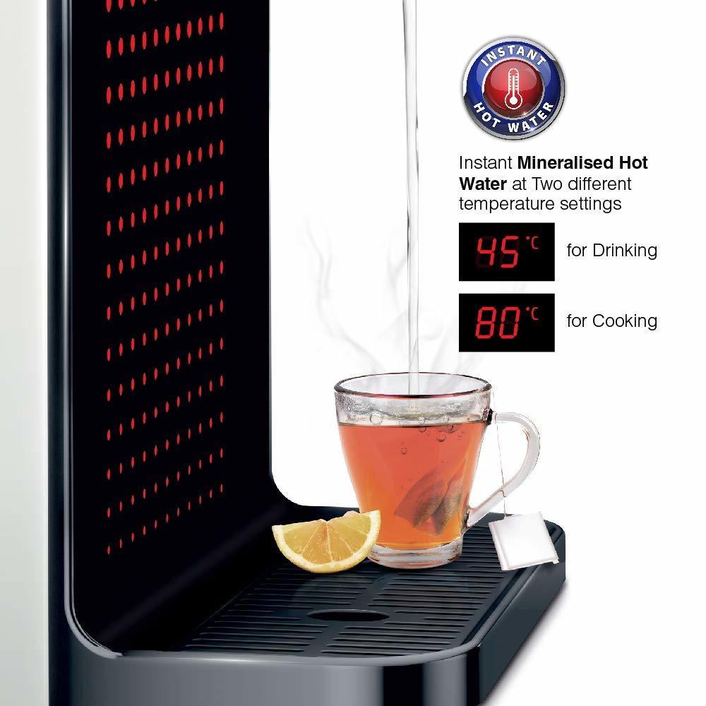 A.o.smith Z1 Hot Uv 10 Litre Wall Mountable Table Top Uv Black 10 Litre Water Purifier