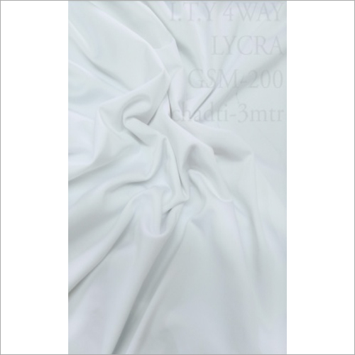 Plain 4 Way Stretch Lycra Fabric