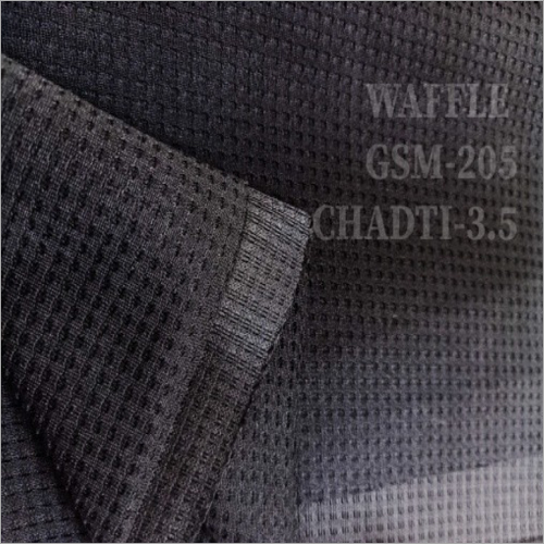 Plain Waffle 2 Way Lycra Fabric