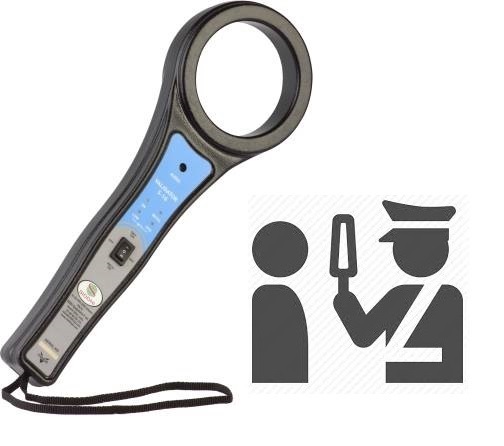 Hand Held Metal Detector For Security Service Application: Airports