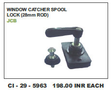 Window Catcher Spool Lock - 28 Mm Rod | Jcb Parts, Durable Machinery With Warranty