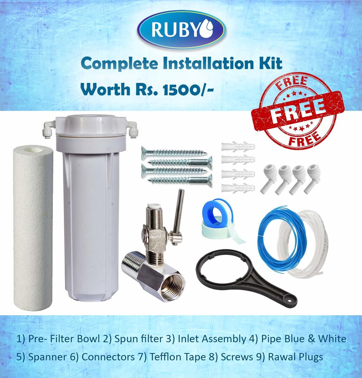 Ruby Water Purifier Ro+uv+uf+tds With Auto Flush & Display
