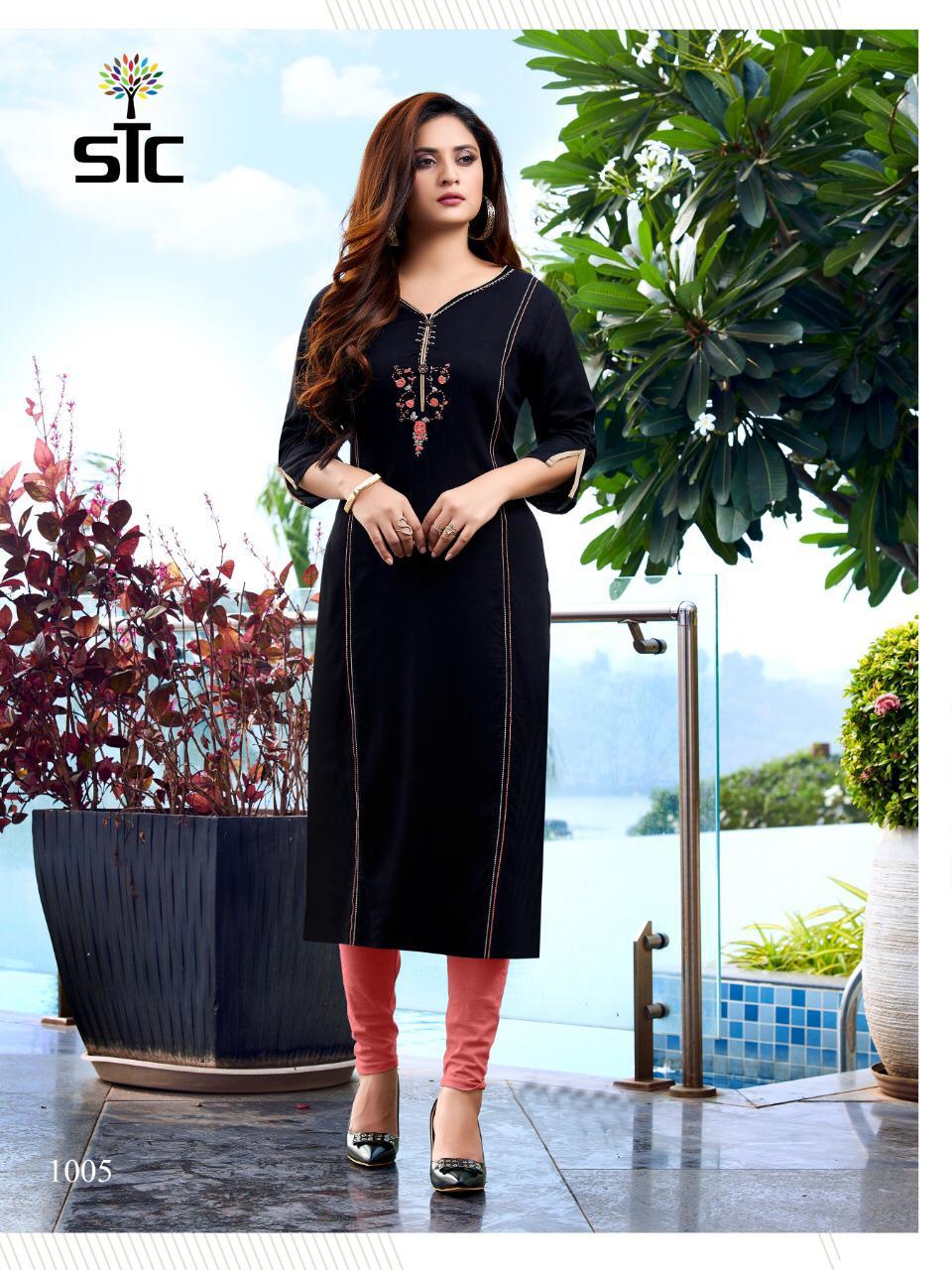 Rayon Handwork Kurti - Rayon 14kg, Sizes M(38)-xxxl(46), 3-4th Sleeve | Cool Dry, Quick Dry, Casual Daily Wear, Customized Logo
