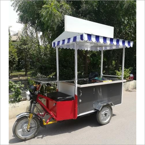 Outdoor E-Rickshaw Food Cart